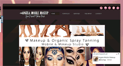 Desktop Screenshot of angelamobilemakeup.com